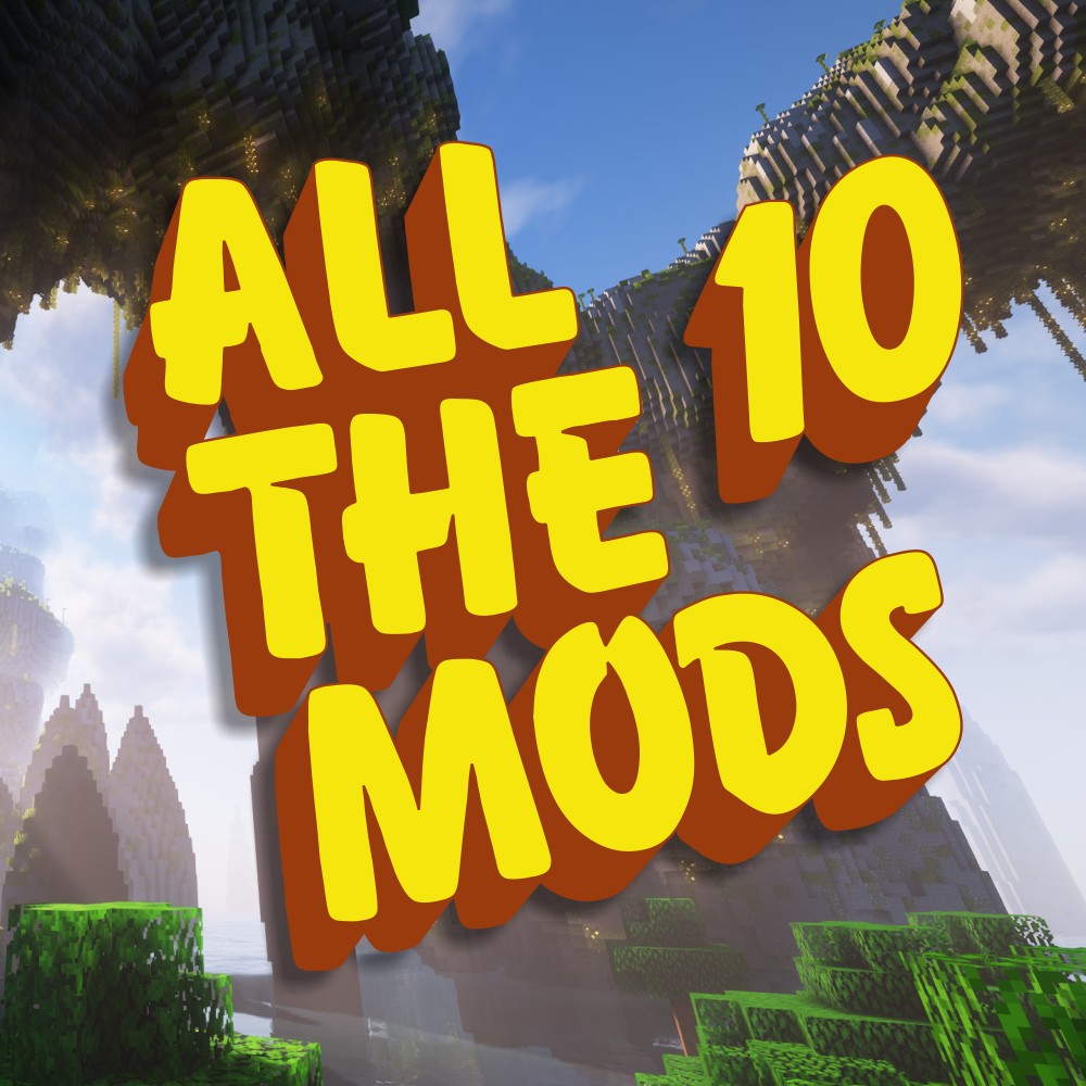 Официальный арт All the Mods 10 с CurseForge