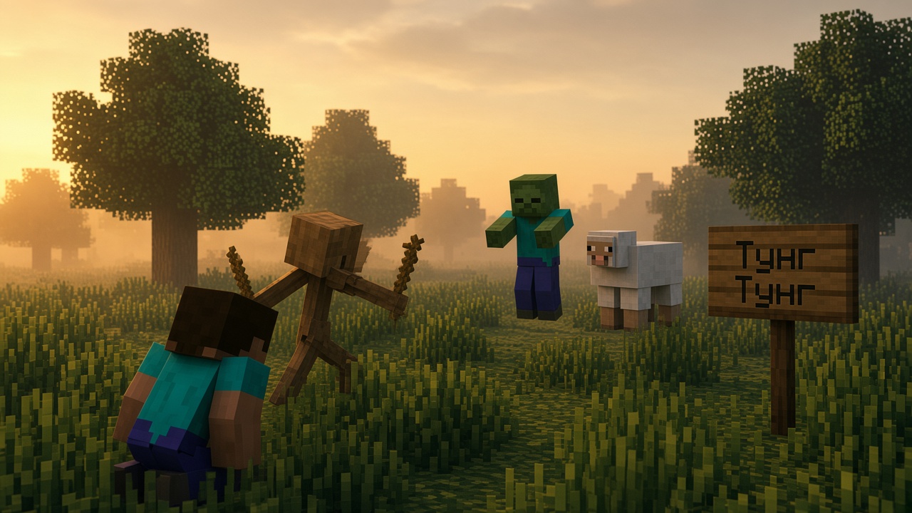 Тунг Тунг мод Minecraft