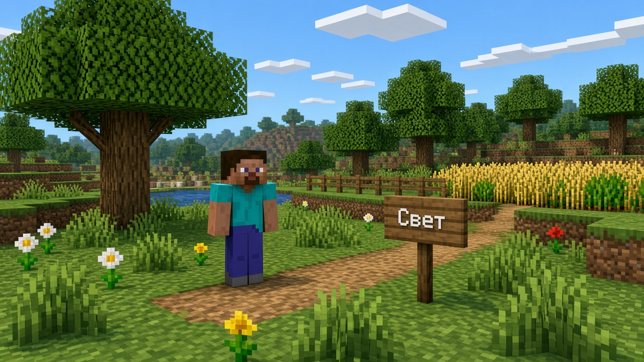 Свет шейдер Minecraft