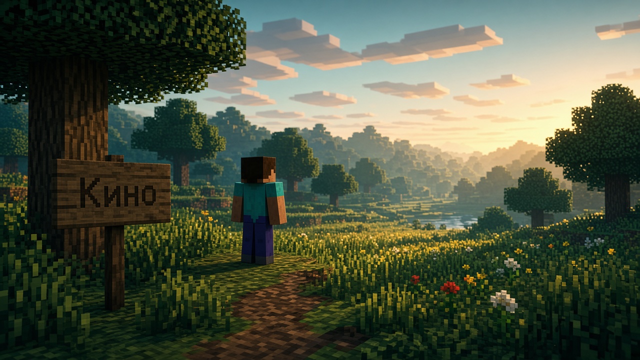 Кино шейдер Minecraft