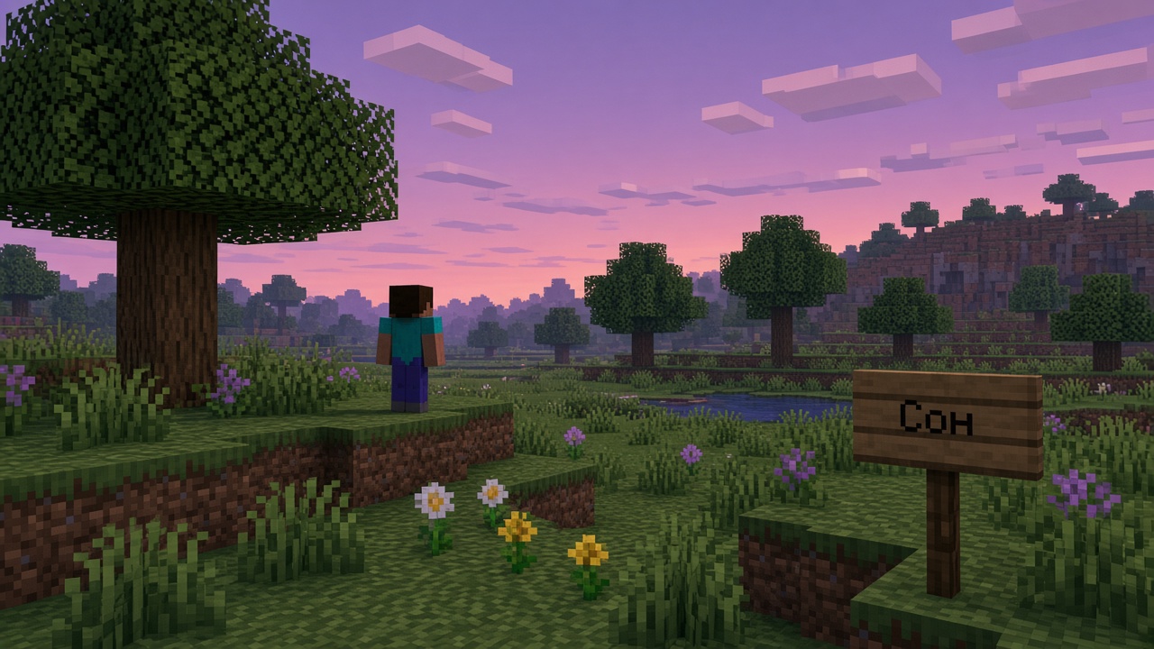 Сон шейдер Minecraft