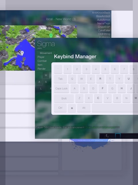 Sigma — чит клиент Minecraft