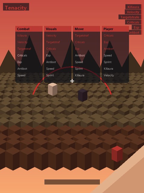 Tenacity — чит клиент Minecraft
